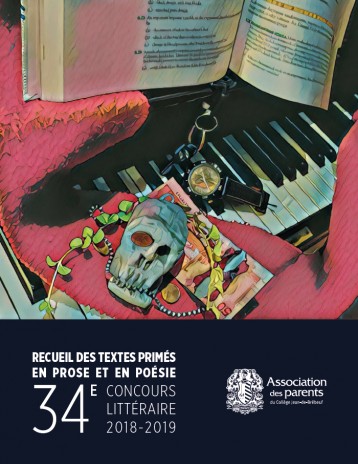 Couverture du Recueil des textes primés en prose et en poésie - 34e Concours littéraire 2018-2019